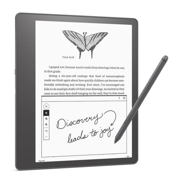 Kindle Scribe lets users hand-write notes onto digital documents
